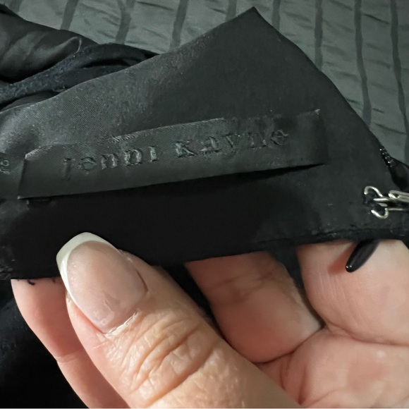 Jenni Kayne Rove Black Raw Silk Dress - Picture 14 of 16